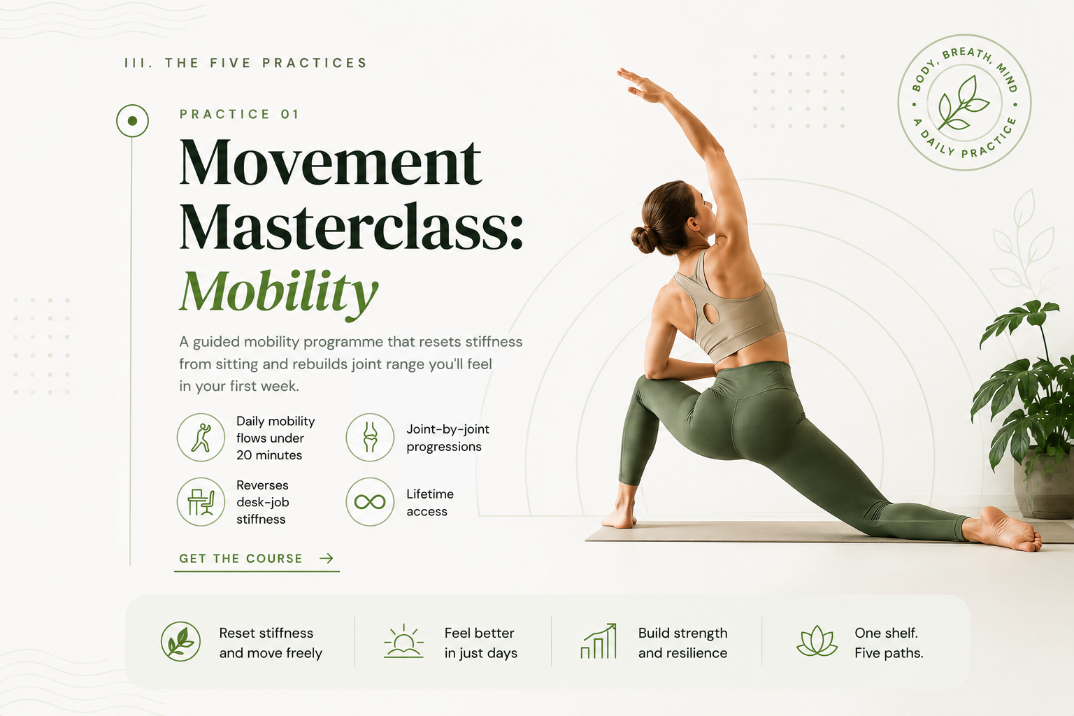 Mindset and Motion — Yoga, Movement & Mindset Courses